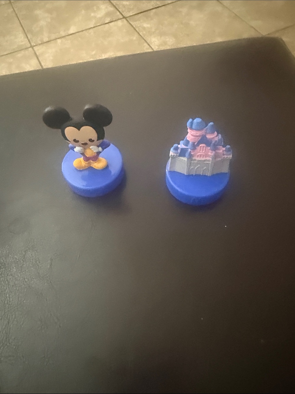 McDonald’s 70th anniversary toys. Mickey and Disney Castle. New in box